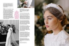 Ox wedding magazine article about Kate Edmondson, wedding dress designer