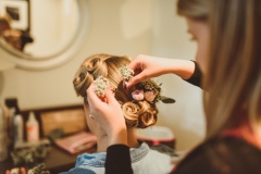 1940's inspired wedding hair © Alexa Penberthy Photography